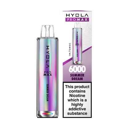 Summer Dream Hyola Pro Max 6000 Disposable Vape and Box