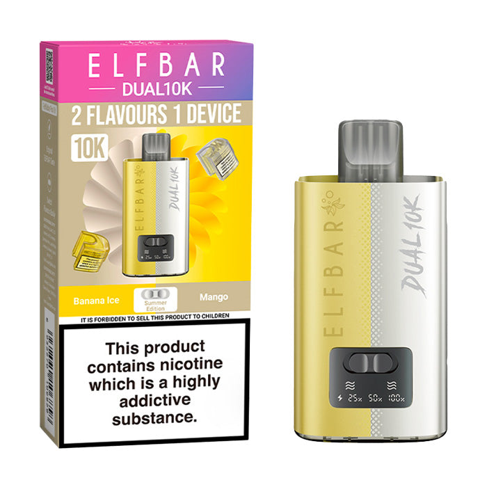 Summer Edition Elf Bar Dual 10K Prefilled Pod Kit and Box