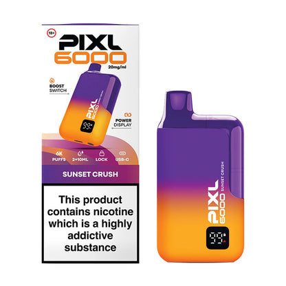 Sunset Crush PIXL 6000 Disposable Vape