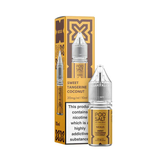 Sweet Tangerine Coconut 10ml Nic Salt E-Liquid by Nexus