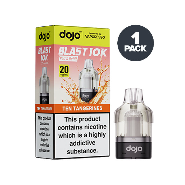 Ten Tangerines Vaporesso Dojo 10k Prefilled Pods