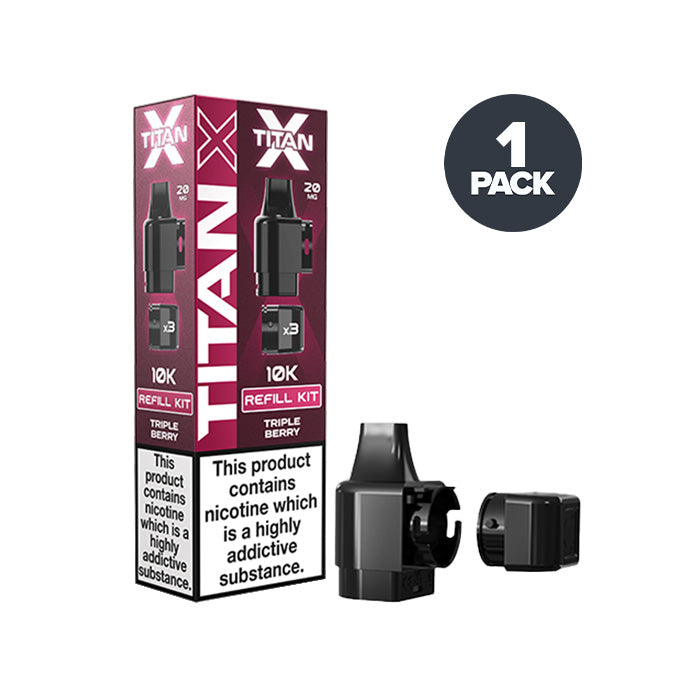 Triple Berry Titan X Prefilled Pods