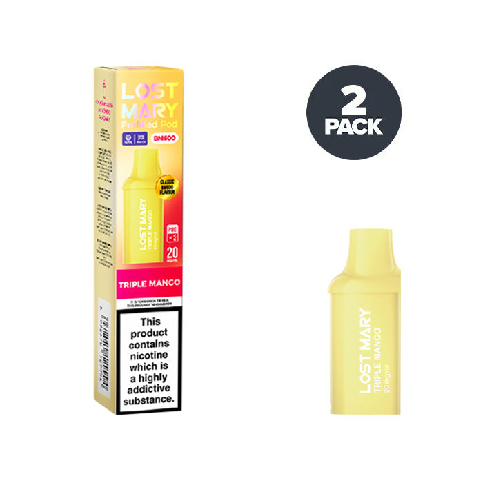 Triple Mango BM600 Prefilled Pod and Box