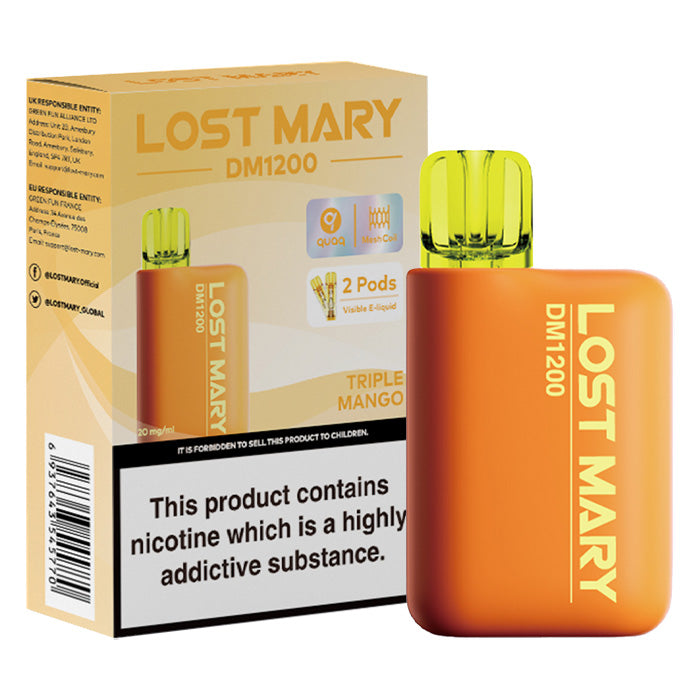 Lost Mary DM1200 Disposable Vape Kit | From 5.21 Lost Mary DM1200 Disposable Vape Kit | From 5.21