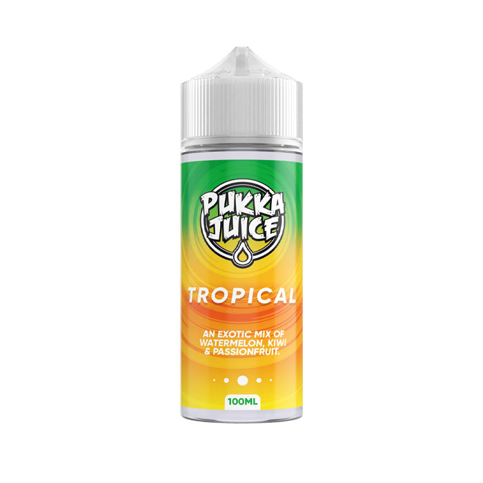 Tropical 100ml Shortfill E-Liquid by Pukka Juice