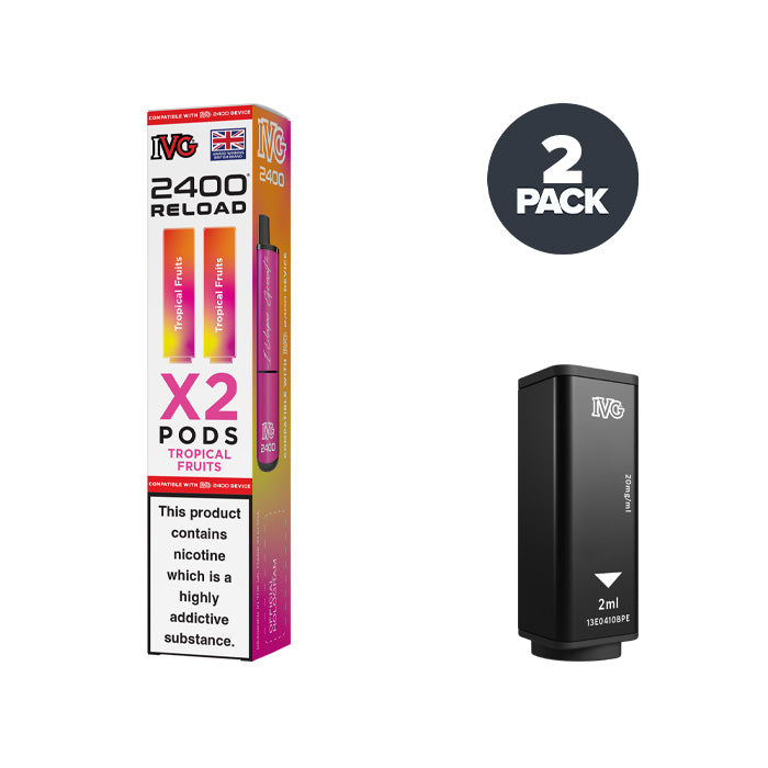 Tropical Fruits IVG 2400 Reload Prefilled Pod and Box