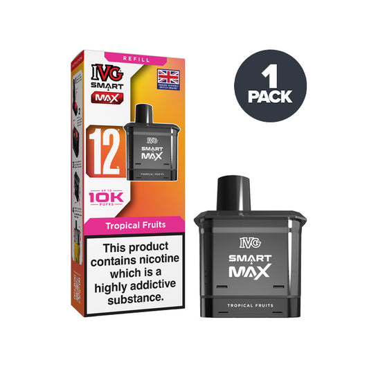 Tropical Fruits IVG Smart Max Prefilled Pod and Box
