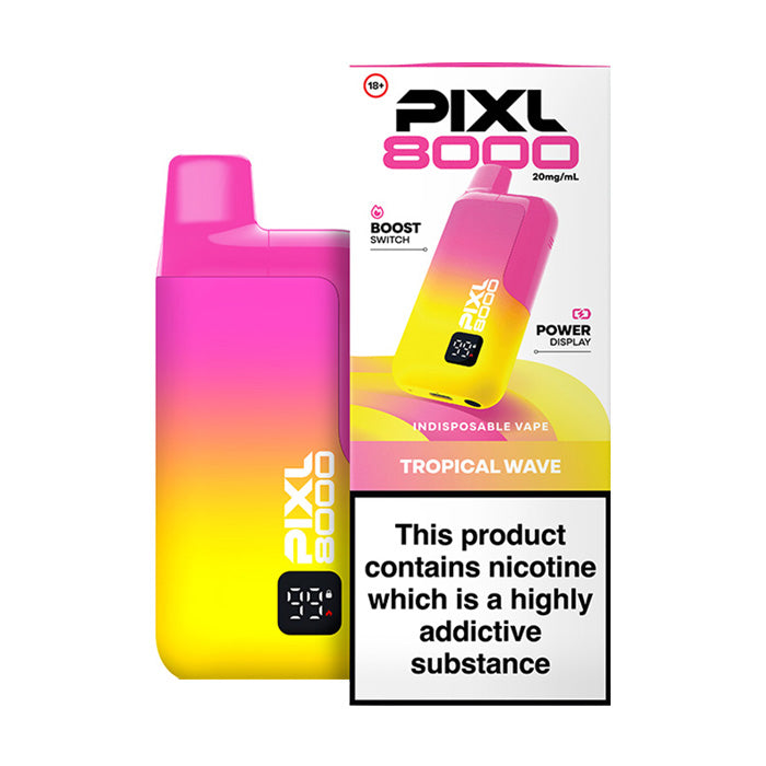 Tropical Wave PIXL 8000 Prefilled Pod Kit and Box