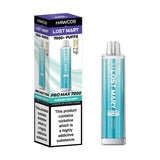 Turkish Delight Hawcos x Lost Mary Pro Max 7000 Disposable Vape and Box