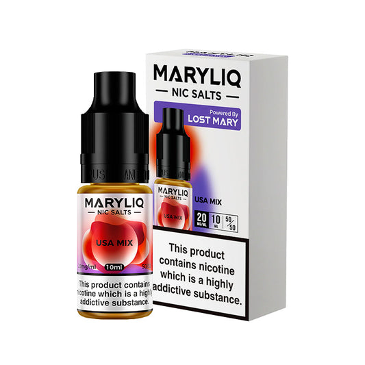 USA Mix 10ml Nic Salt E-Liquid by MaryLiq