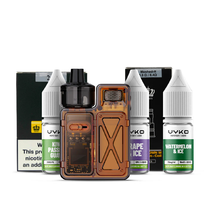 Uwell Crown M Pod Kit Bundle Brown