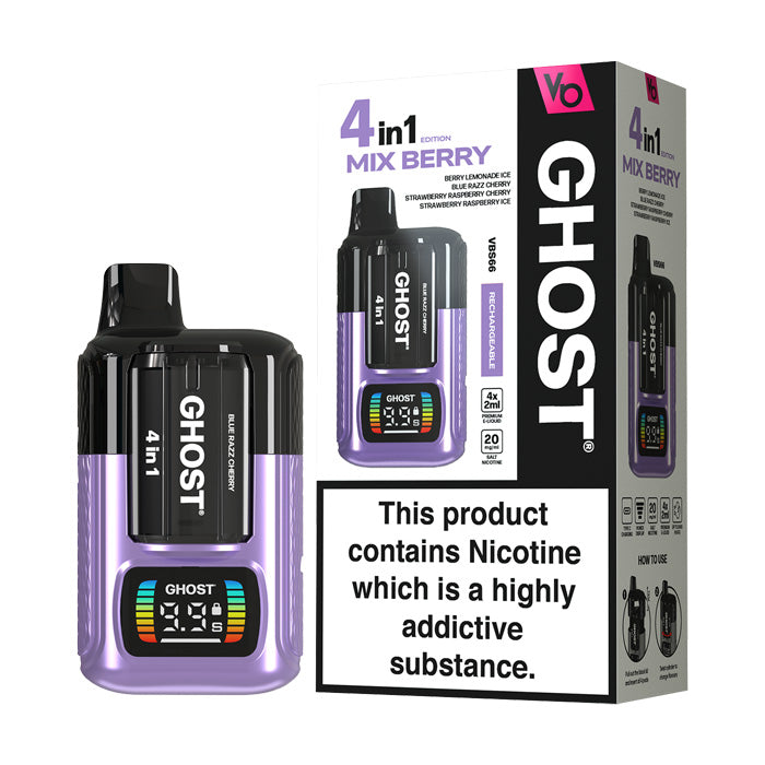 Ghost Smart Vape SYNTRIX x Pod Juice Ghost It 40K Puffs Disposable Vape - 14mL Ghost Smart Vape SYNTRIX x Pod Juice Ghost It 40K Puffs Disposable Vape - 14mL
