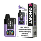 Vapes Bars Ghost 4in1 Starter Kit and Box Mix Berry Edition
