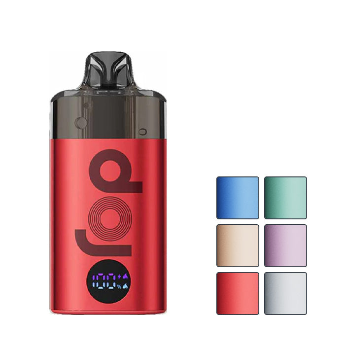 Vaporesso Dojo Blast 6000 Prefilled Pod Kit with six squares showcasing all available colours