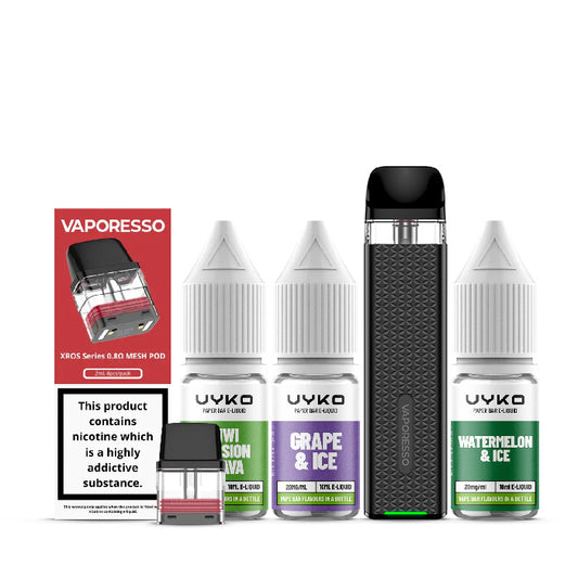 Vaporesso Xros 3 Mini Pod Kit Bundle Black