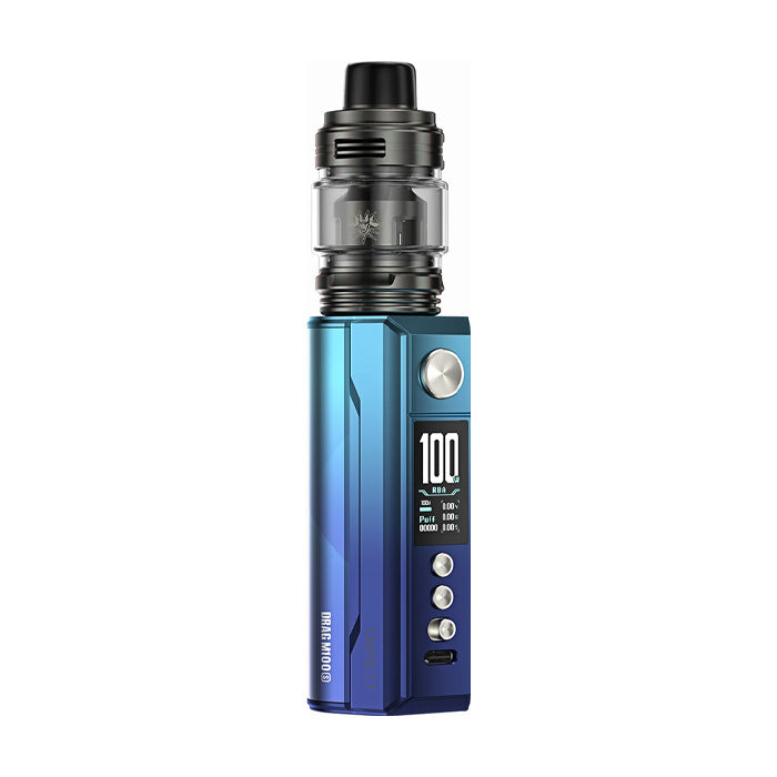VooPoo Drag M100S Kit Blue and Cyan