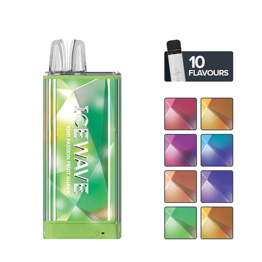 VooPoo Icewave B600 Disposable Vape with 8 Colour Boxes