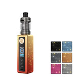VooPoo Vinci Spark 100 Vape Kit with siz squares showcasing all available colours