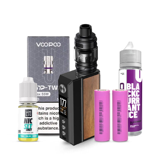 Voopoo Drag 4 Kit Bundle Black & Walnut