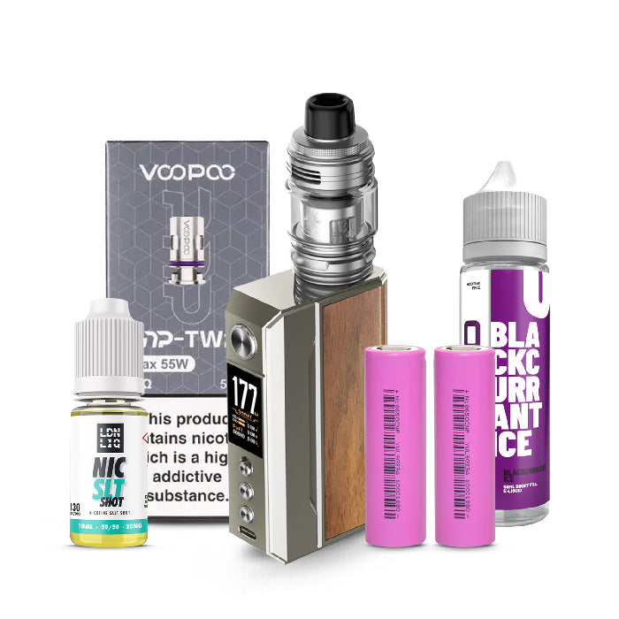 Voopoo Drag 4 Kit Bundle Rose Gold and Wood