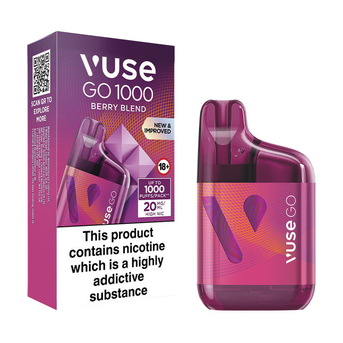 Is Vuse A Disposable Vape Vuse Go 1000 Box Disposable Vape Vuse Go 1000  Grape ICE Box Of 10