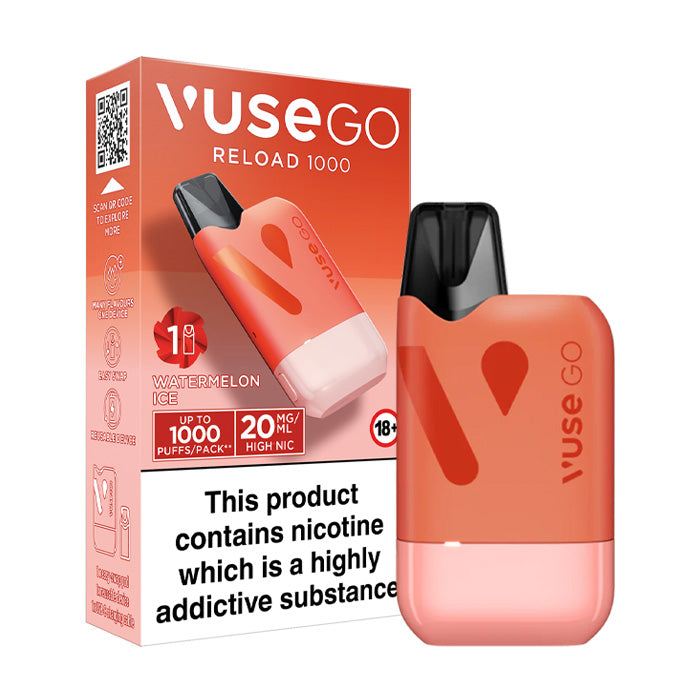 Vuse Go Reload 1000 Kit and Box Watermelon Ice