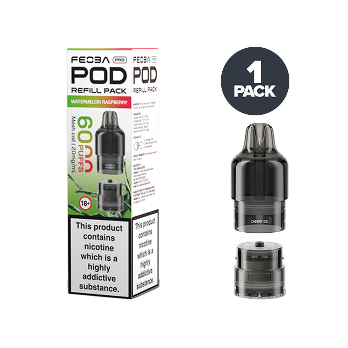 Watermelon Raspberry Feoba Pro 6000 Prefilled Pods