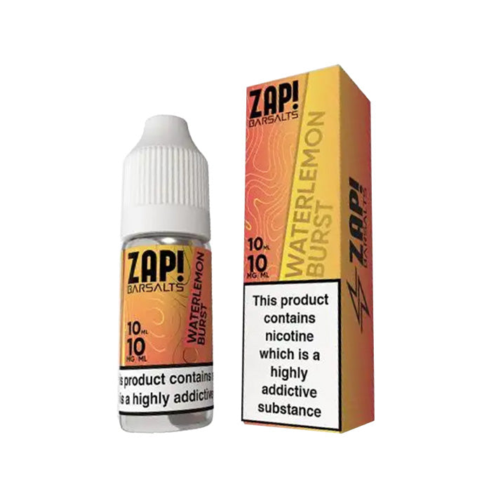 Watermelon Burst 10ml Nic Salt E-Liquid by Zap Bar Salts