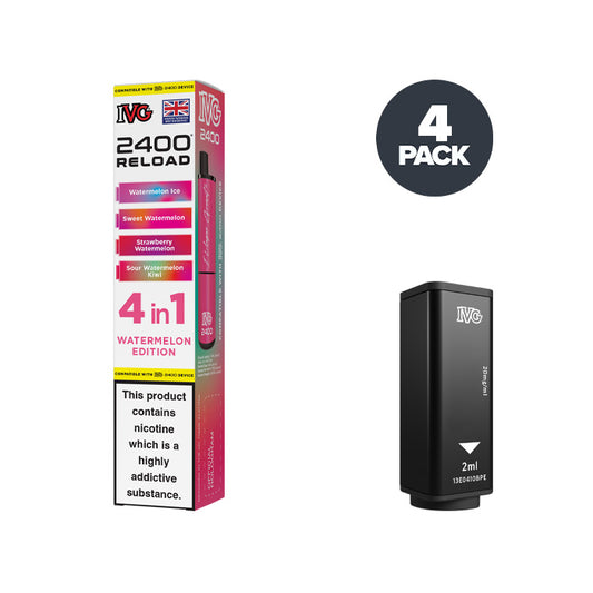 Watermelon Edition IVG 2400 Reload Prefilled Pod and Box