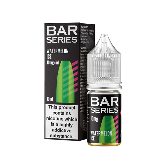 Watermelon Ice 10ml Nic Salt E-Liquid by Bar Series