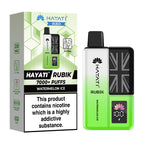 Watermelon Ice Hayati Rubik 7000 Prefilled Pod Kit and Box