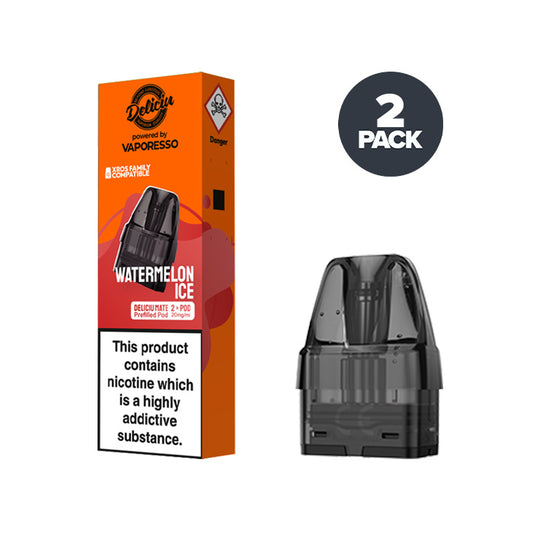Watermelon Ice Vaporesso Deliciu Mate Pre-filled Pod and Box