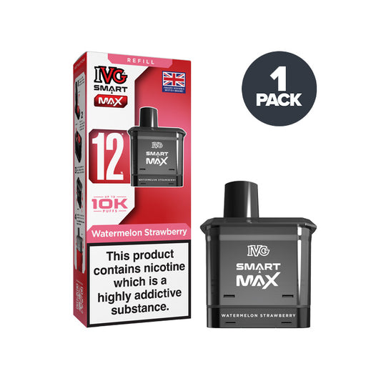 Watermelon Strawberry IVG Smart Max Prefilled Pod and Box