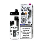 White Edition Vapes Bars Angel 20000 Prefilled Pod Kit and Box