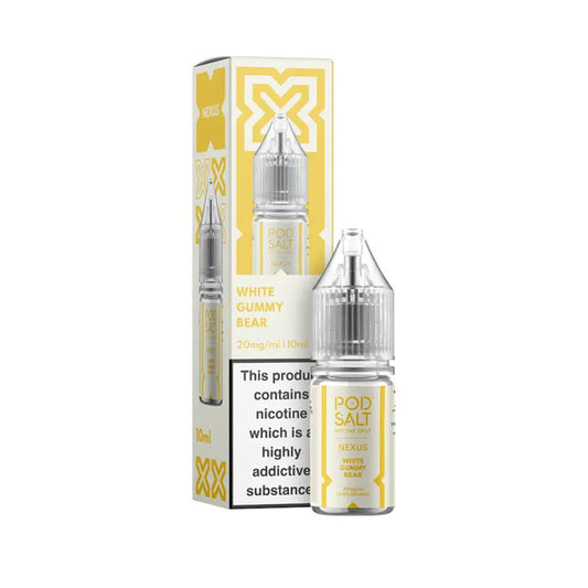 White Gummy Bear 10ml Nic Salt E-Liquid by Nexus