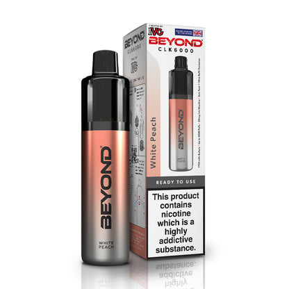 White Peach IVG Beyond CLK 6000 Disposable and Box