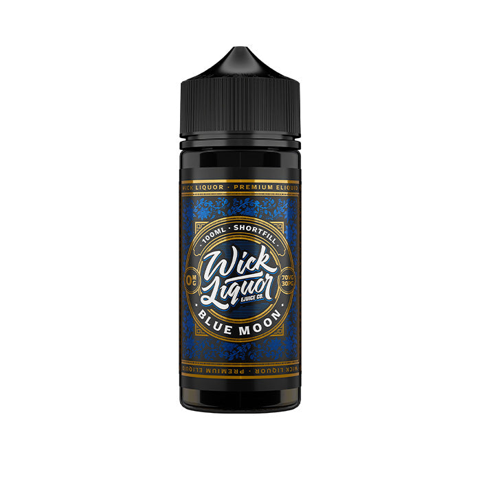 Wick Liquor Blue Moon One-Hundreds 100ml Shortfill E-Liquid