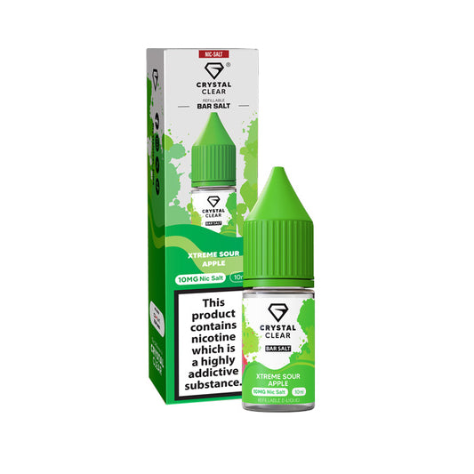 Xtreme Sour Apple Nicotine Salt by Crystal Clear