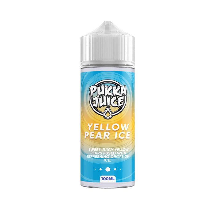 Yellow Pear Ice 100ml Shortfill E-Liquid by Pukka Juice