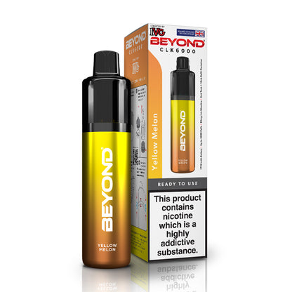 Yellow Melon IVG Beyond CLK 6000 Disposable and Box