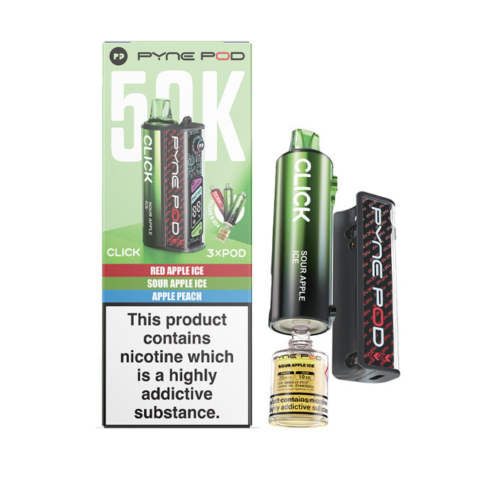 Pyne Pod Click 50K Prefilled Pod Kit Apple Edition