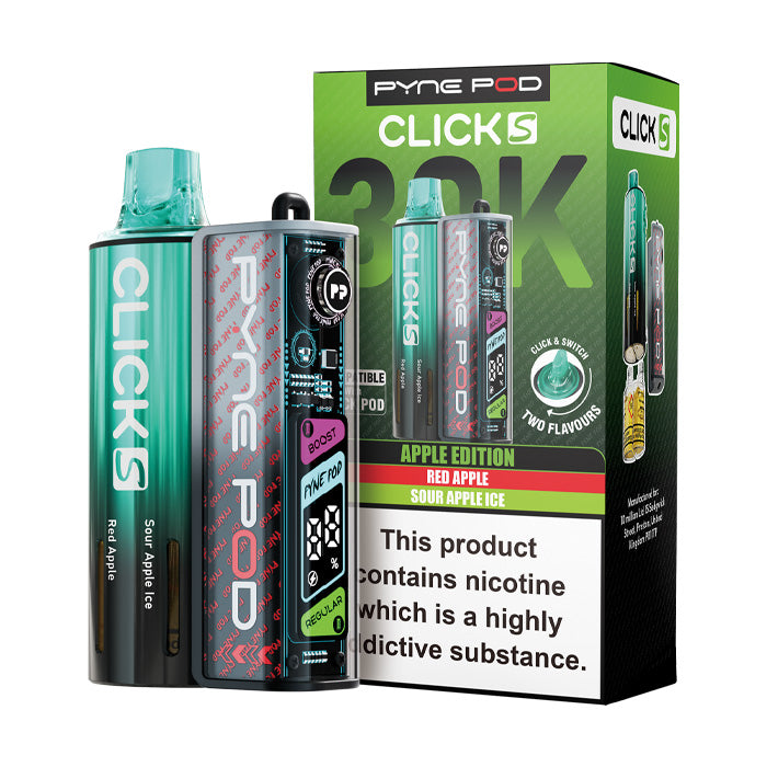 Apple Edition Pyne Pod Click S 30K Pod Kit and Box