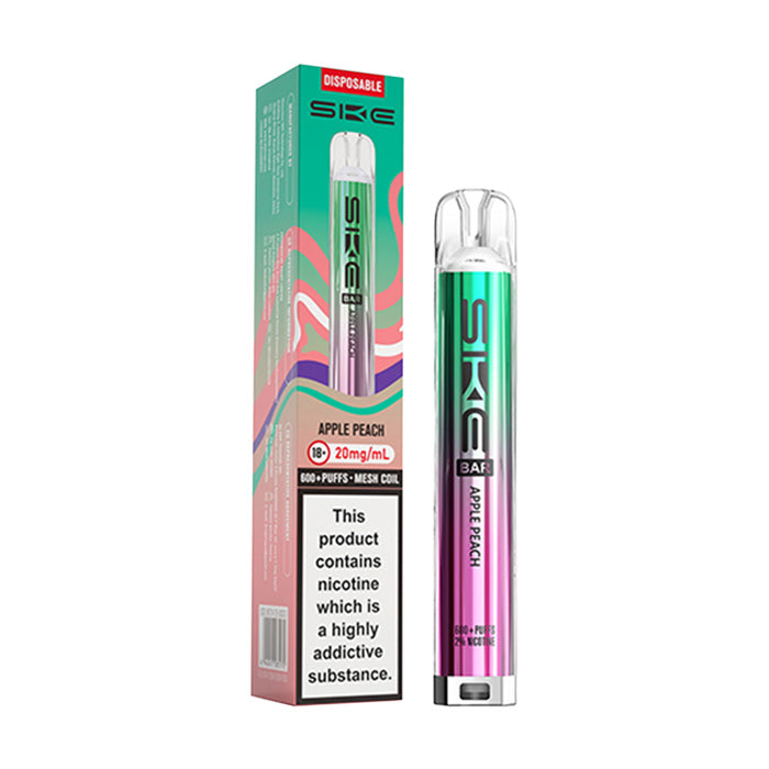 SKE Bar 600 Prefilled Pod Kit - Apple Peach
