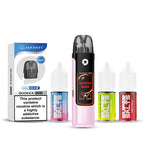 Baby Pink Hayati Quokka Pro Pod Kir with a pack of Quokka Pods and three 10ml Nic Salt E-Liquids