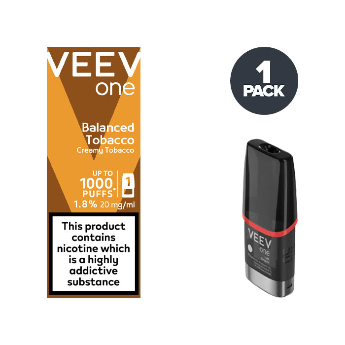 Balanced Tobacco Veev One Pod and Box