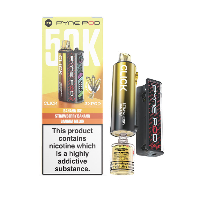 Pyne Pod Click 50K Prefilled Pod Kit Banana Edition