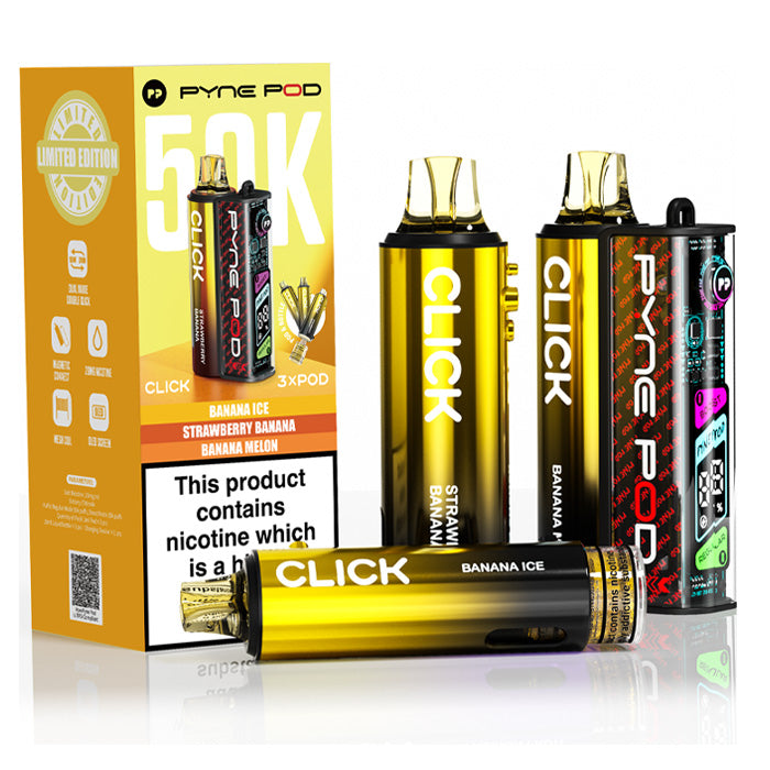 Pyne Pod Click 50K Prefilled Pod Kit Banana Edition