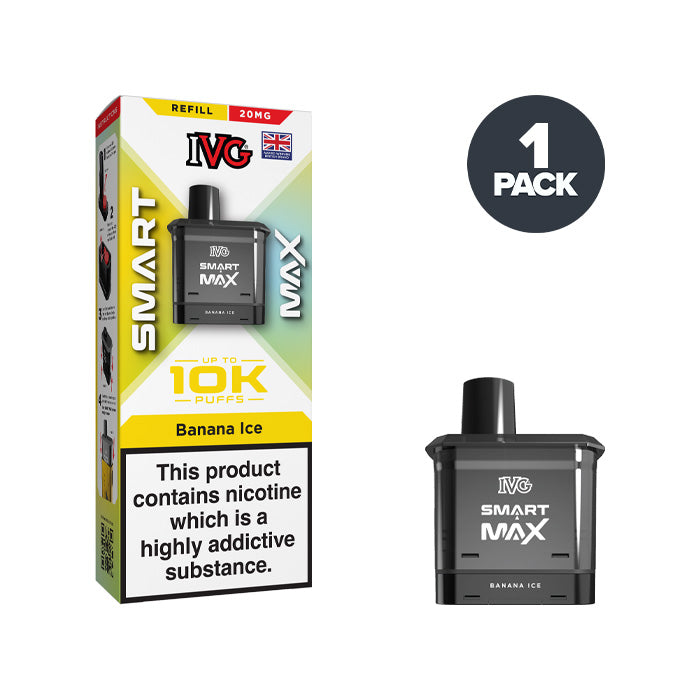 Banana Ice IVG Smart Max Refill Pack and Box