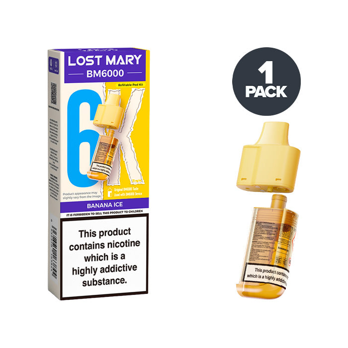 Lost Mary BM6000 Bundle | Kit + 2 Extra Refill Packs Lost Mary BM6000 Bundle | Kit + 2 Extra Refill Packs