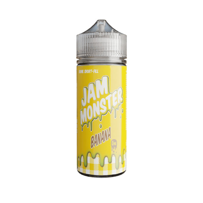 Banana 100ml Shortfill E-Liquid by Jam Monster